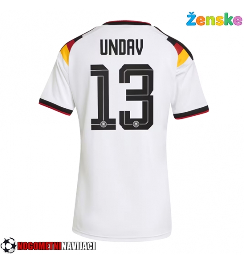 Ženske Nogometnih dresov Nemčija Deniz Undav #13 Domači SP 2026 Kratki rokavi Ženske Nogometnih dresov Nemčija Deniz Undav #13 Domači SP 2026 Kratki rokavi